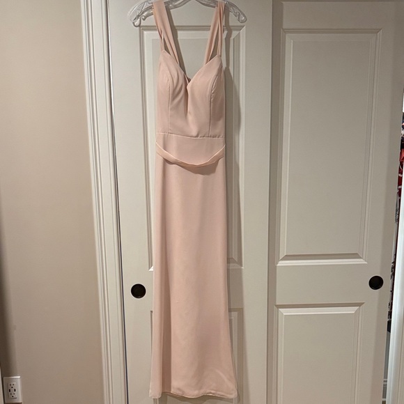 Christina Wu Dresses & Skirts - Christina Wu Soft Pink Maxi Dress